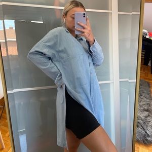 Oversized Denim blouse